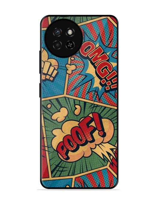 Comic Book Chaos Glossy Soft Edge Case for Itel S23 Chachhi