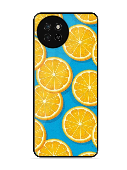 Citrus Symphony Glossy Soft Edge Case for Itel S23 Chachhi