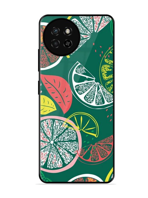 Citrus Symphony Glossy Soft Edge Case for Itel S23 Chachhi