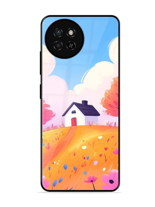 Hilltop Haven Glossy Soft Edge Case for Itel S23