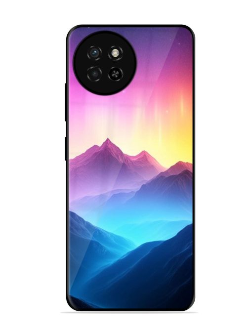 Cosmic Mountains Glossy Soft Edge Case for Itel S23 Chachhi