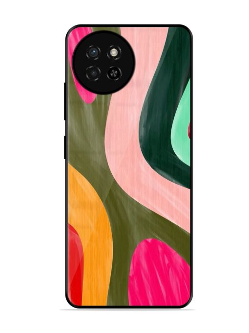 Wavy Wonderland Glossy Soft Edge Case for Itel S23