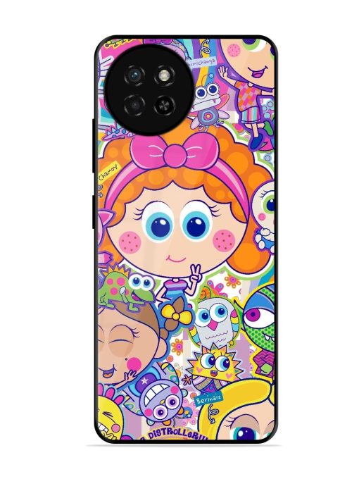 Distroller Friends Glossy Soft Edge Case for Itel S23 Chachhi