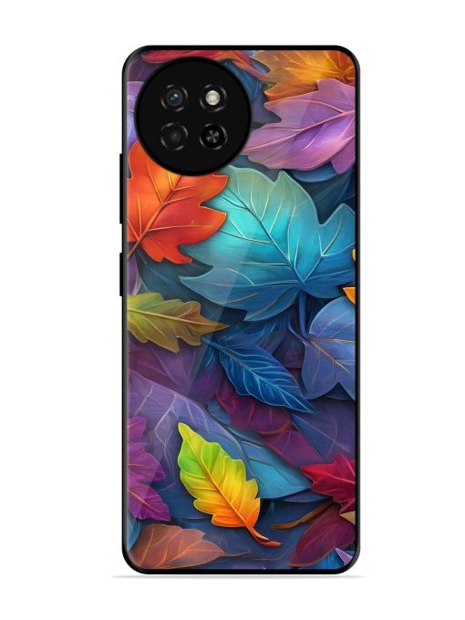 Autumn'S Embrace Glossy Soft Edge Case for Itel S23 Chachhi