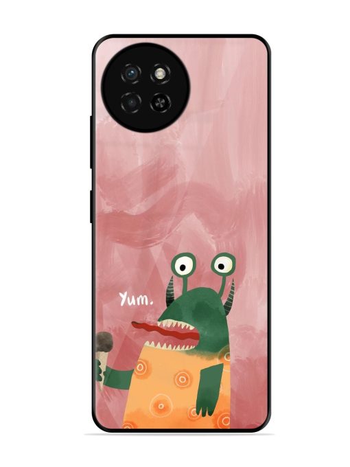 Hungry Monster Glossy Soft Edge Case for Itel S23