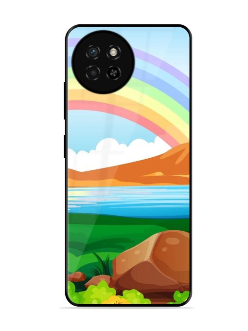 Rainbow Over The Lake Glossy Soft Edge Case for Itel S23 Chachhi