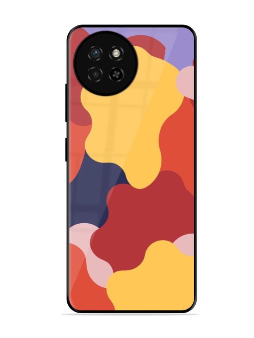 Gooey Color Chaos Glossy Soft Edge Case for Itel S23 Chachhi