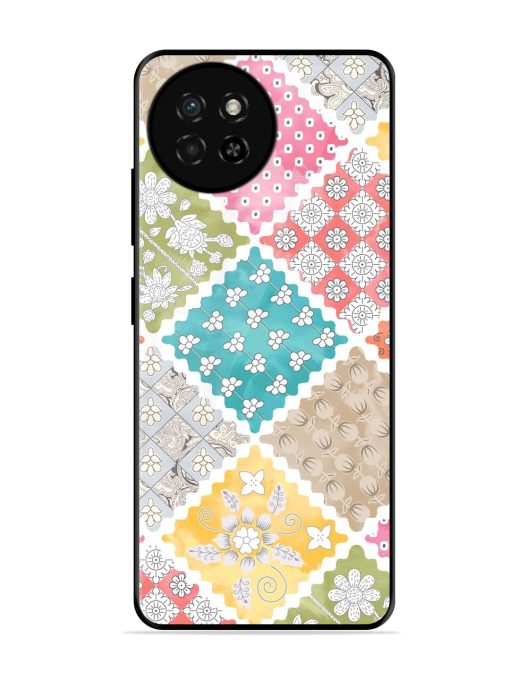 Patchwork Dreamscape Glossy Soft Edge Case for Itel S23 Chachhi