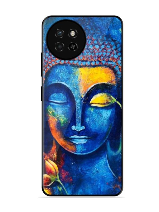 Enlightened Serenity Glossy Soft Edge Case for Itel S23 Chachhi