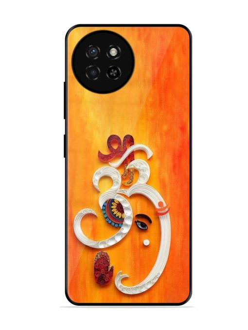 Ganesha In Quilling Art Glossy Soft Edge Case for Itel S23 Chachhi