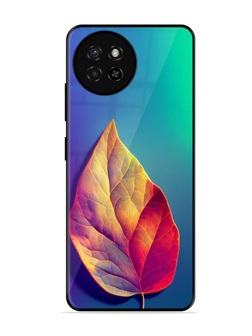 Autumn'S Embrace Glossy Soft Edge Case for Itel S23 Chachhi