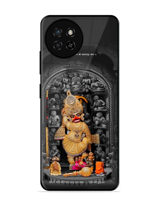 Shri Kashtabhanjandev Glossy Soft Edge Case for Itel S23 Chachhi