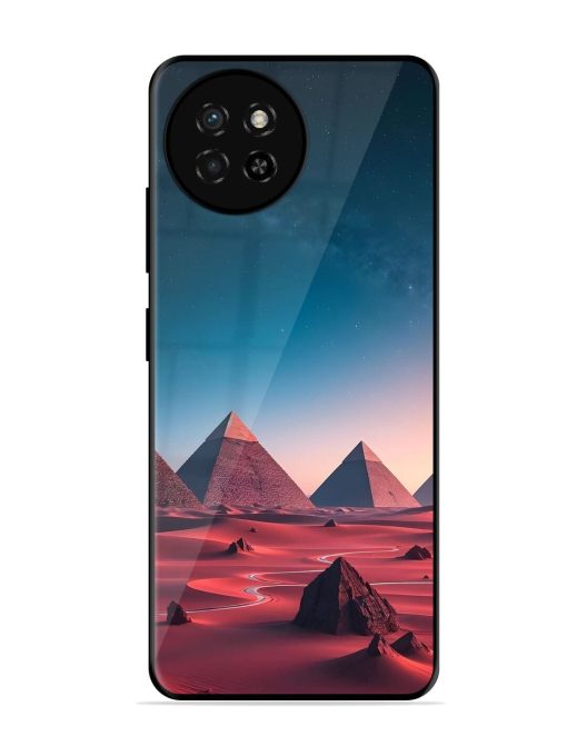 Ancient Wonders Sky Glossy Soft Edge Case for Itel S23 Chachhi