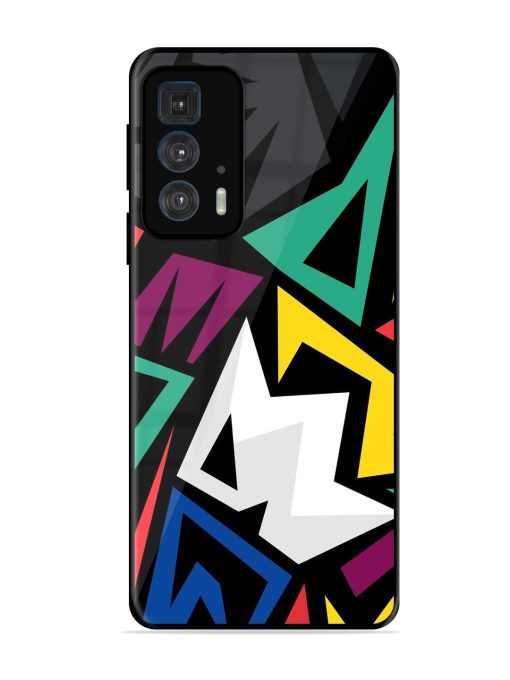 Chaotic Geometry Glossy Soft Edge Case for Motorola Edge 20 Pro