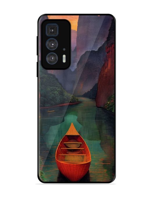 Serene Passage Glossy Soft Edge Case for Motorola Edge 20 Pro Chachhi