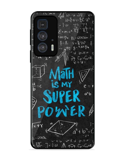 Math Magic Glossy Soft Edge Case for Motorola Edge 20 Pro Chachhi