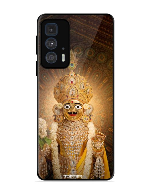 Hare Krishna Maharaj Glossy Soft Edge Case for Motorola Edge 20 Pro Chachhi