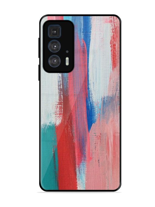 Colorful Chaos Glossy Soft Edge Case for Motorola Edge 20 Pro Chachhi