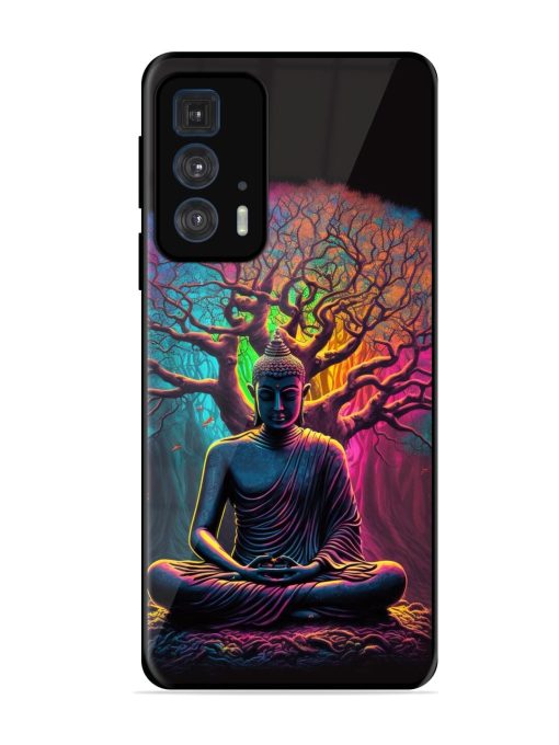 Enlightened Serenity Glossy Soft Edge Case for Motorola Edge 20 Pro Chachhi