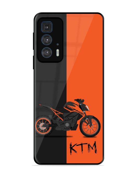 Orange Beast Glossy Soft Edge Case for Motorola Edge 20 Pro