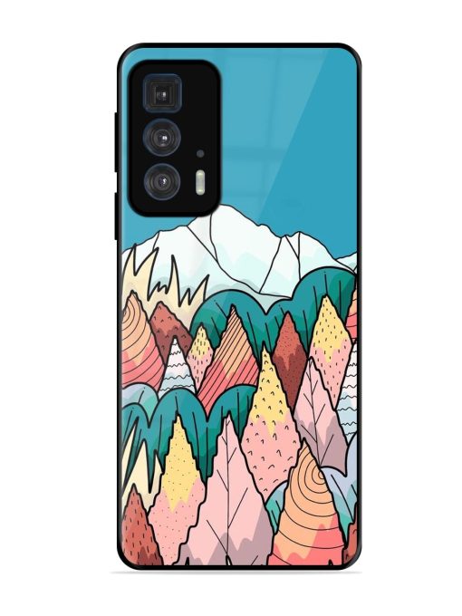 Mountain Dreamscape Glossy Soft Edge Case for Motorola Edge 20 Pro Chachhi