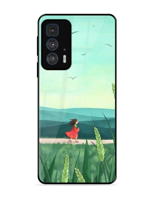 Solitude'S Serenity Glossy Soft Edge Case for Motorola Edge 20 Pro