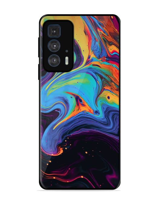 Liquid Dreamscape Glossy Soft Edge Case for Motorola Edge 20 Pro