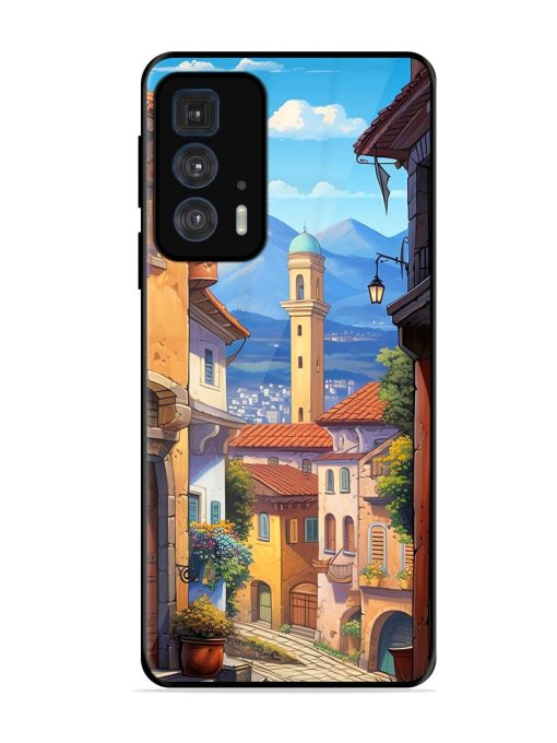 Tuscan Twilight Glossy Soft Edge Case for Motorola Edge 20 Pro Chachhi