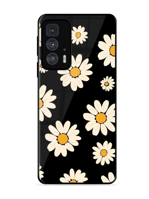 Daisies In The Night Glossy Soft Edge Case for Motorola Edge 20 Pro Chachhi