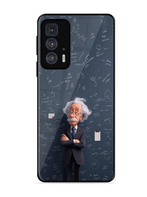 Albert Einstein Glossy Soft Edge Case for Motorola Edge 20 Pro Chachhi