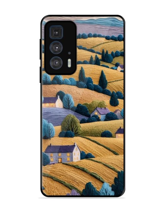 Rolling Hilltop Haven Glossy Soft Edge Case for Motorola Edge 20 Pro