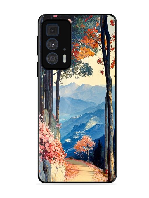 Mountainside Serenity Glossy Soft Edge Case for Motorola Edge 20 Pro