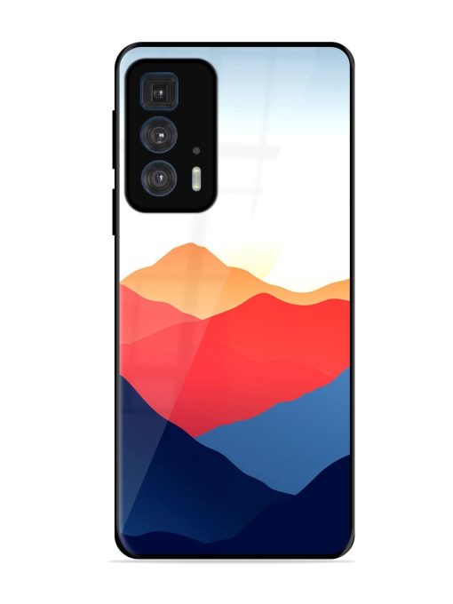 Sunset Peaks Glossy Soft Edge Case for Motorola Edge 20 Pro