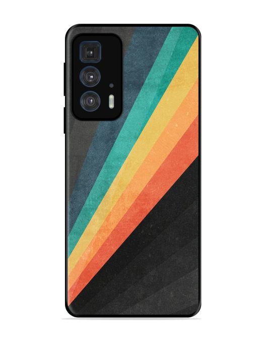 Retro Spectrum Glossy Soft Edge Case for Motorola Edge 20 Pro Chachhi