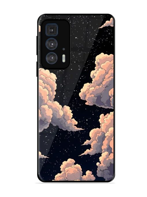 Starry Night Dreams Glossy Soft Edge Case for Motorola Edge 20 Pro Chachhi