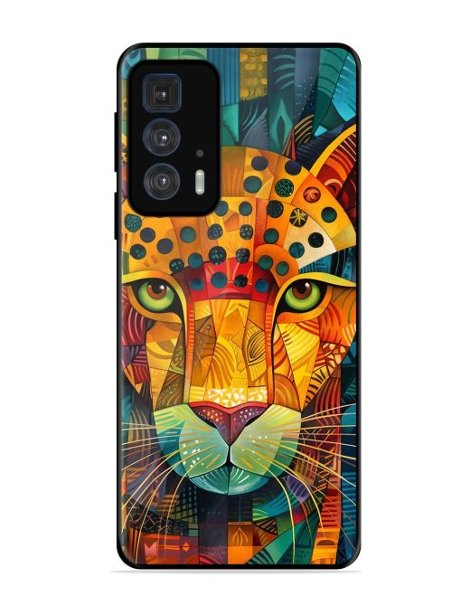 Mosaic Majesty Glossy Soft Edge Case for Motorola Edge 20 Pro Chachhi