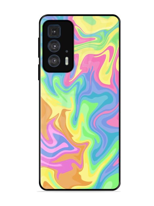 Whimsical Swirl Glossy Soft Edge Case for Motorola Edge 20 Pro