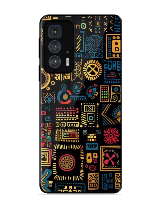 Tribal Tapestry Glossy Soft Edge Case for Motorola Edge 20 Pro Chachhi