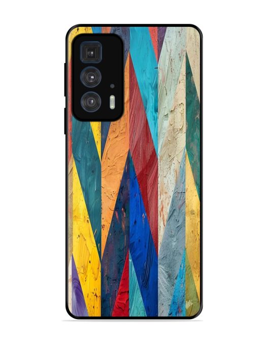 Abstract Tapestry Glossy Soft Edge Case for Motorola Edge 20 Pro Chachhi