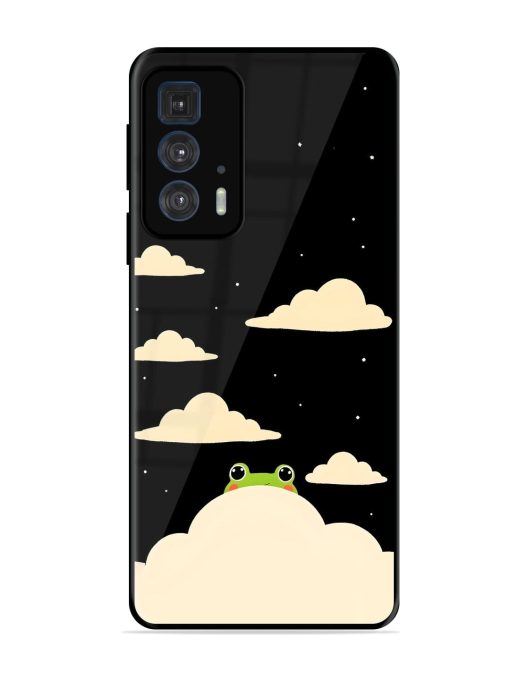 Froggy Night Sky Glossy Soft Edge Case for Motorola Edge 20 Pro Chachhi