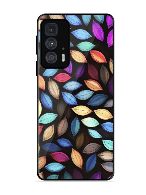 Colorful Kaleidoscope Glossy Soft Edge Case for Motorola Edge 20 Pro Chachhi