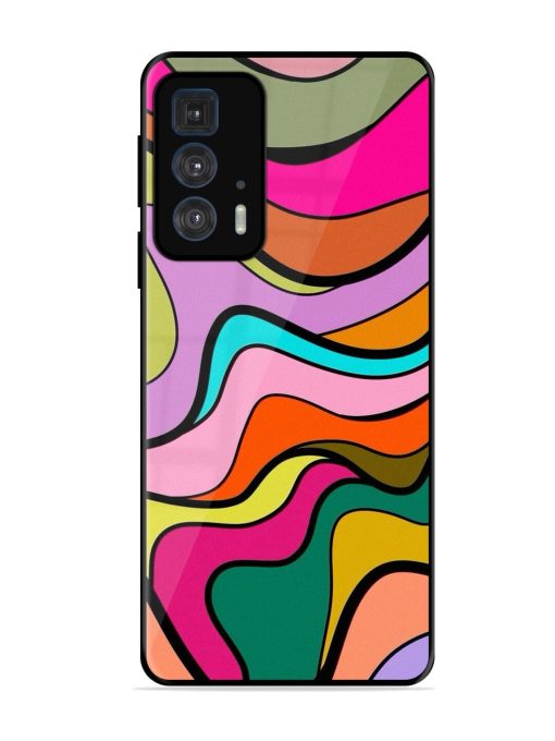Wavy Wonder Glossy Soft Edge Case for Motorola Edge 20 Pro