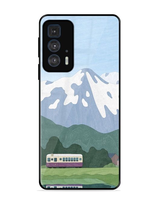 Mountainside Reflections Glossy Soft Edge Case for Motorola Edge 20 Pro