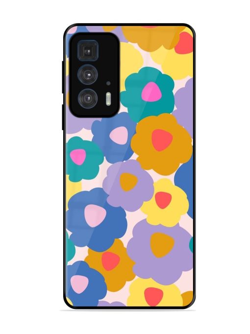 Flower Power Glossy Soft Edge Case for Motorola Edge 20 Pro Chachhi