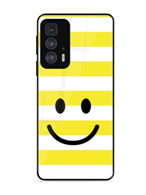 Smiling Stripes Glossy Soft Edge Case for Motorola Edge 20 Pro Chachhi