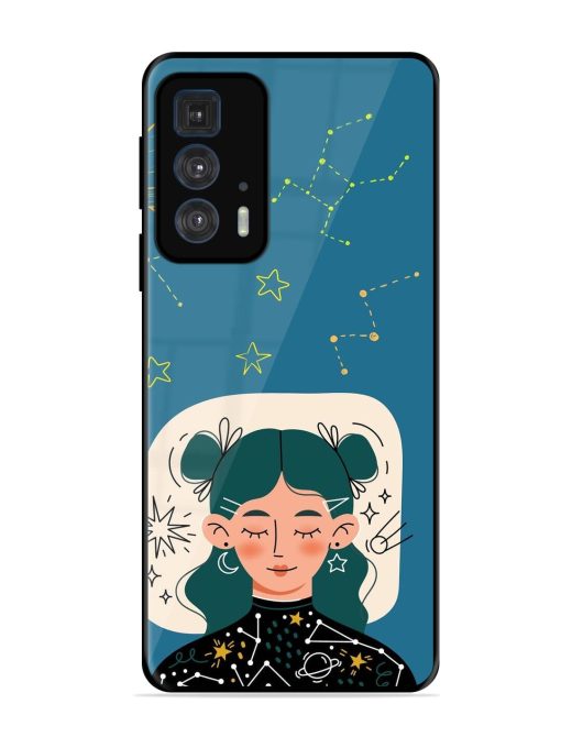 Cosmic Daydreamer Glossy Soft Edge Case for Motorola Edge 20 Pro Chachhi