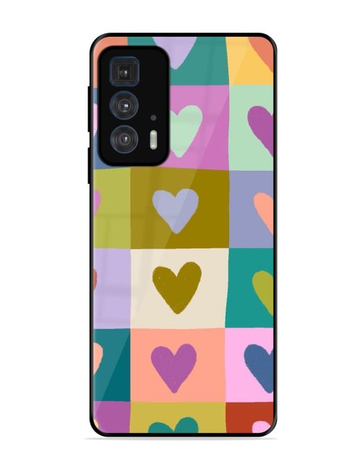 Box Of Hearts Glossy Soft Edge Case for Motorola Edge 20 Pro