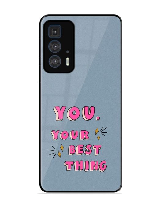 Self-Love Sparkles Glossy Soft Edge Case for Motorola Edge 20 Pro Chachhi