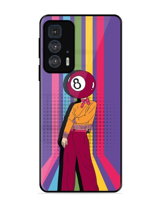 Eight Ball Fashionista Glossy Soft Edge Case for Motorola Edge 20 Pro Chachhi