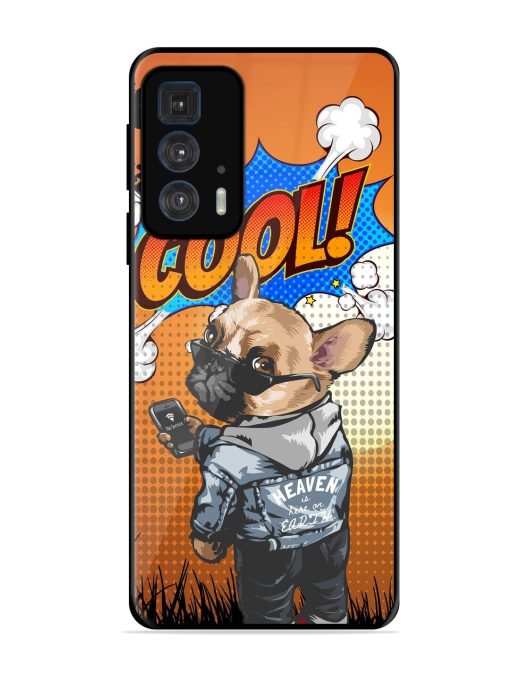 Cool Pup Glossy Soft Edge Case for Motorola Edge 20 Pro Chachhi